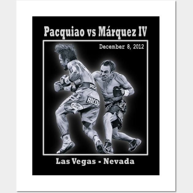 Pacquiao vs Marquez IV Wall Art by FightIsRight